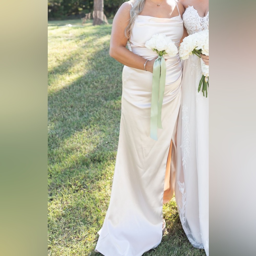 Birdy Grey Lydia Shiny Satin Dress - Picture 2 of 3